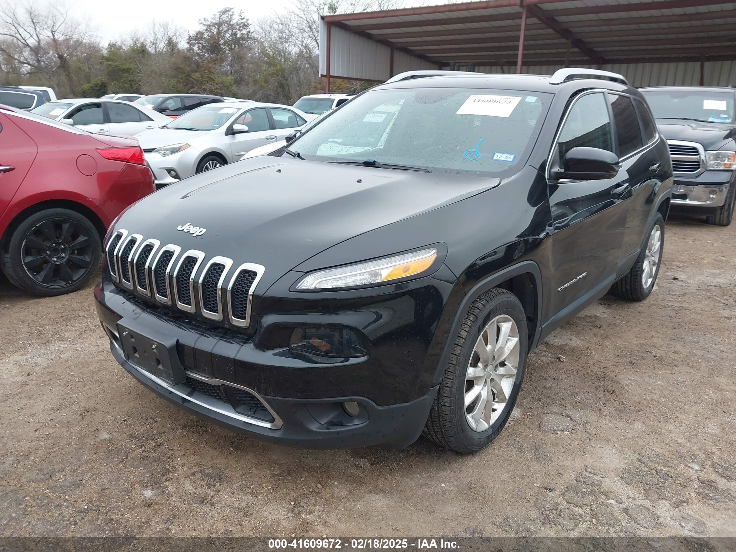 2017 Jeep Cherokee Limited Fwd Черный vin: 1C4PJLDBXHD224339