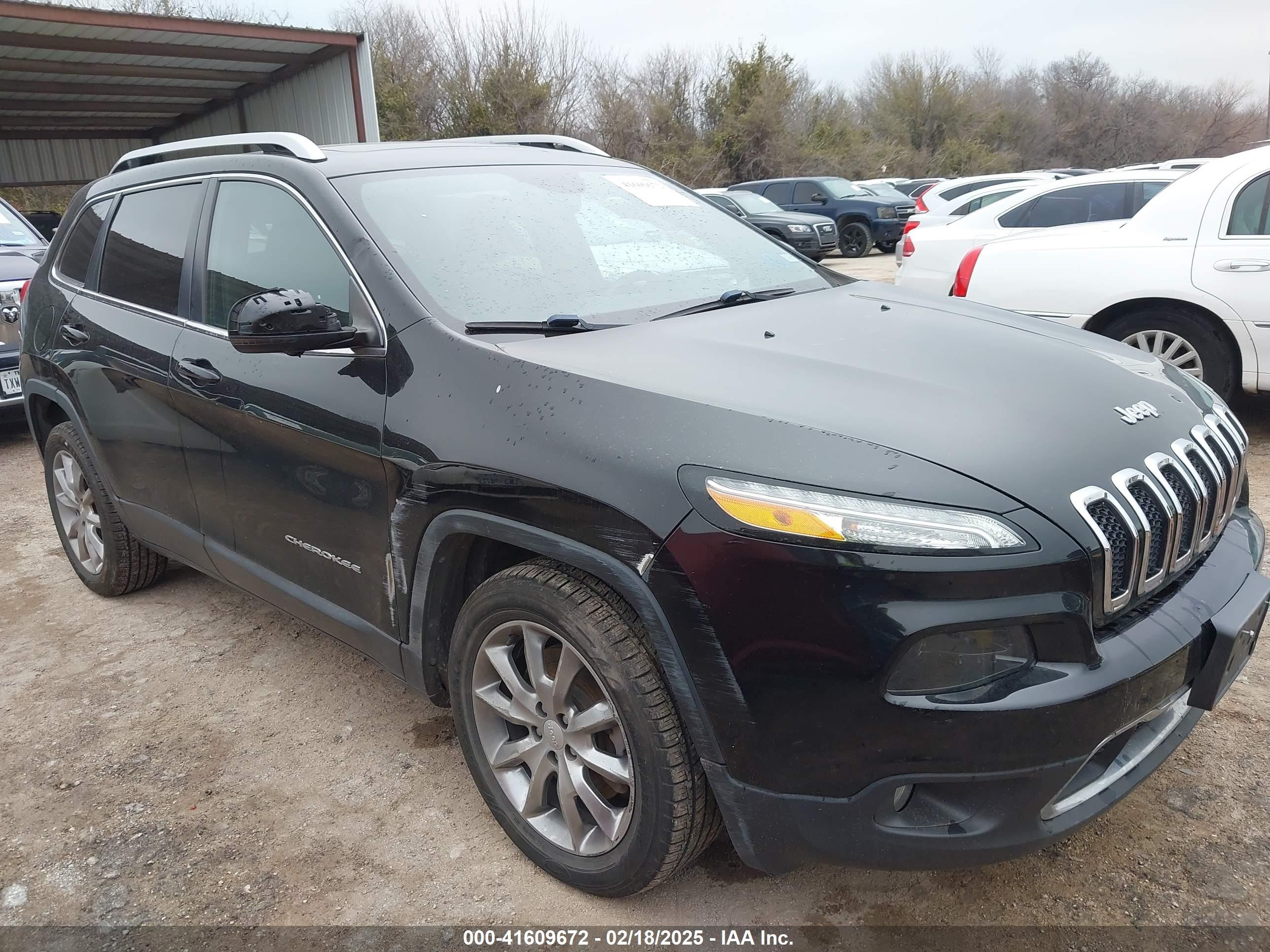 2017 Jeep Cherokee Limited Fwd Черный vin: 1C4PJLDBXHD224339