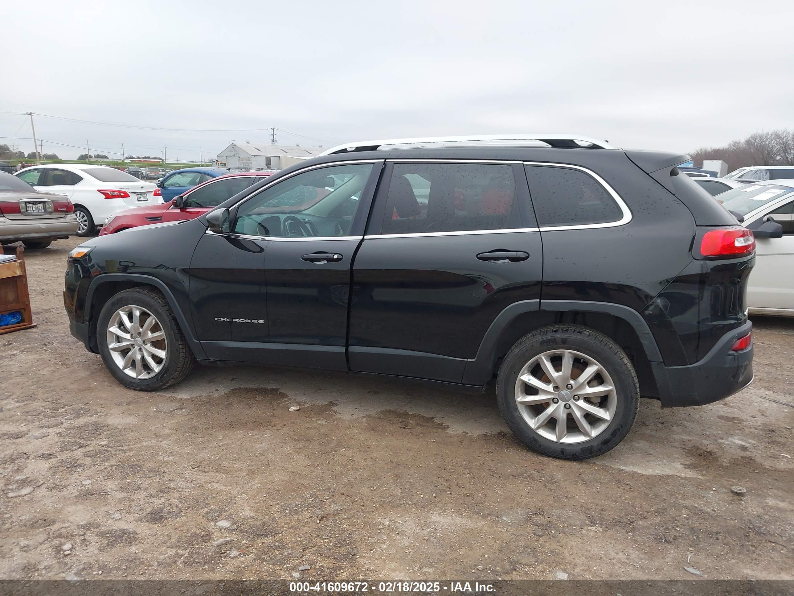 2017 Jeep Cherokee Limited Fwd Черный vin: 1C4PJLDBXHD224339