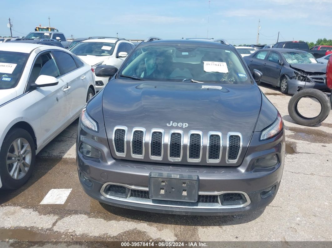 2017 Jeep Cherokee Limited Fwd Gray vin: 1C4PJLDBXHW516349