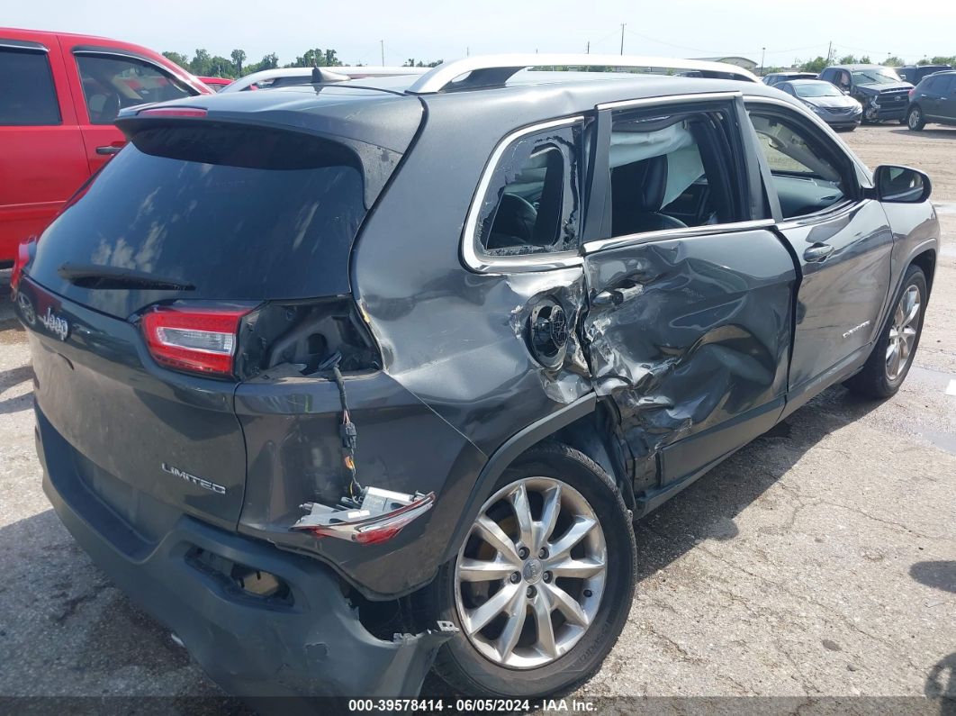 2017 Jeep Cherokee Limited Fwd Gray vin: 1C4PJLDBXHW516349
