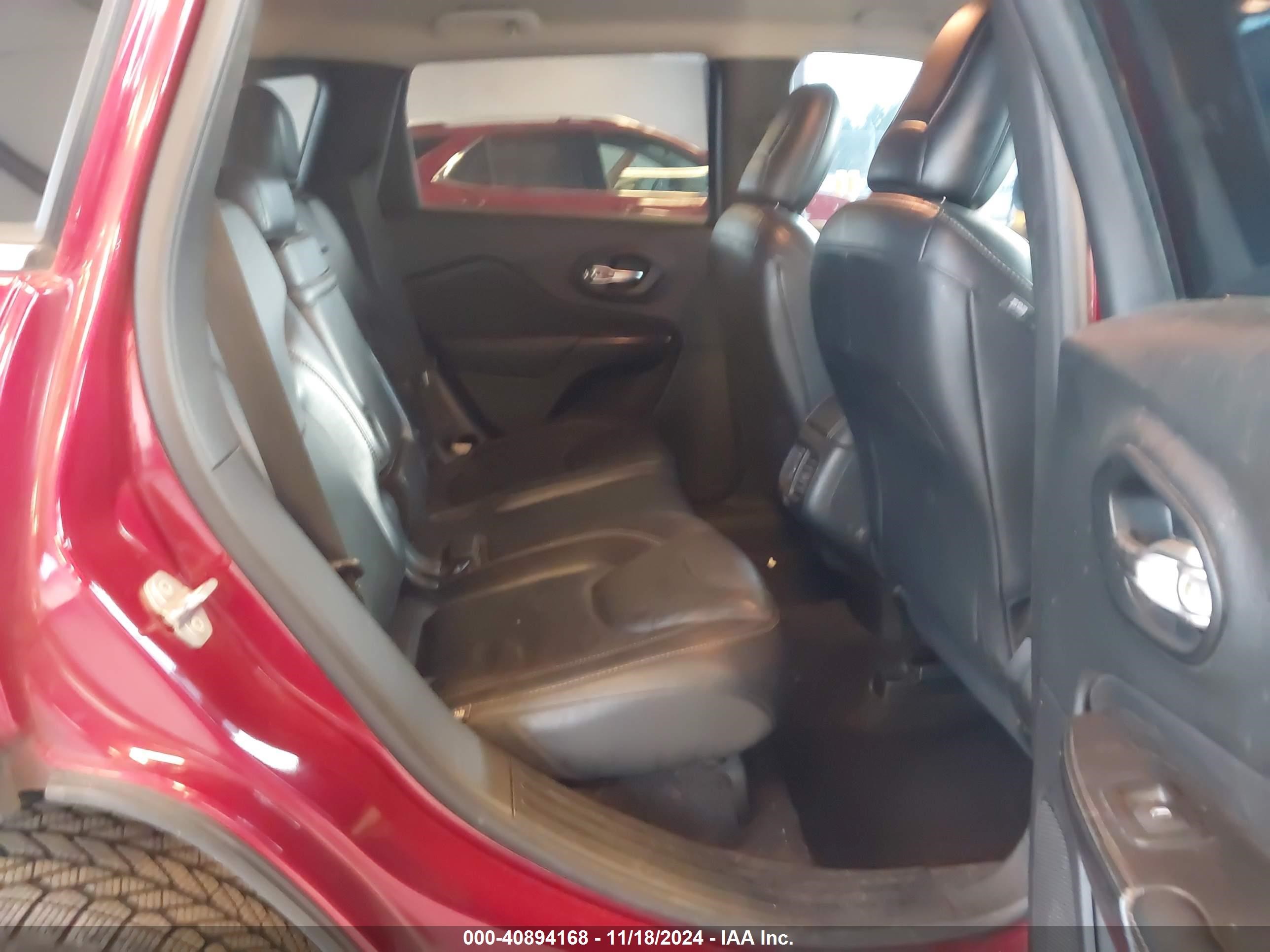2017 Jeep Cherokee Limited Fwd Red vin: 1C4PJLDBXHW517629