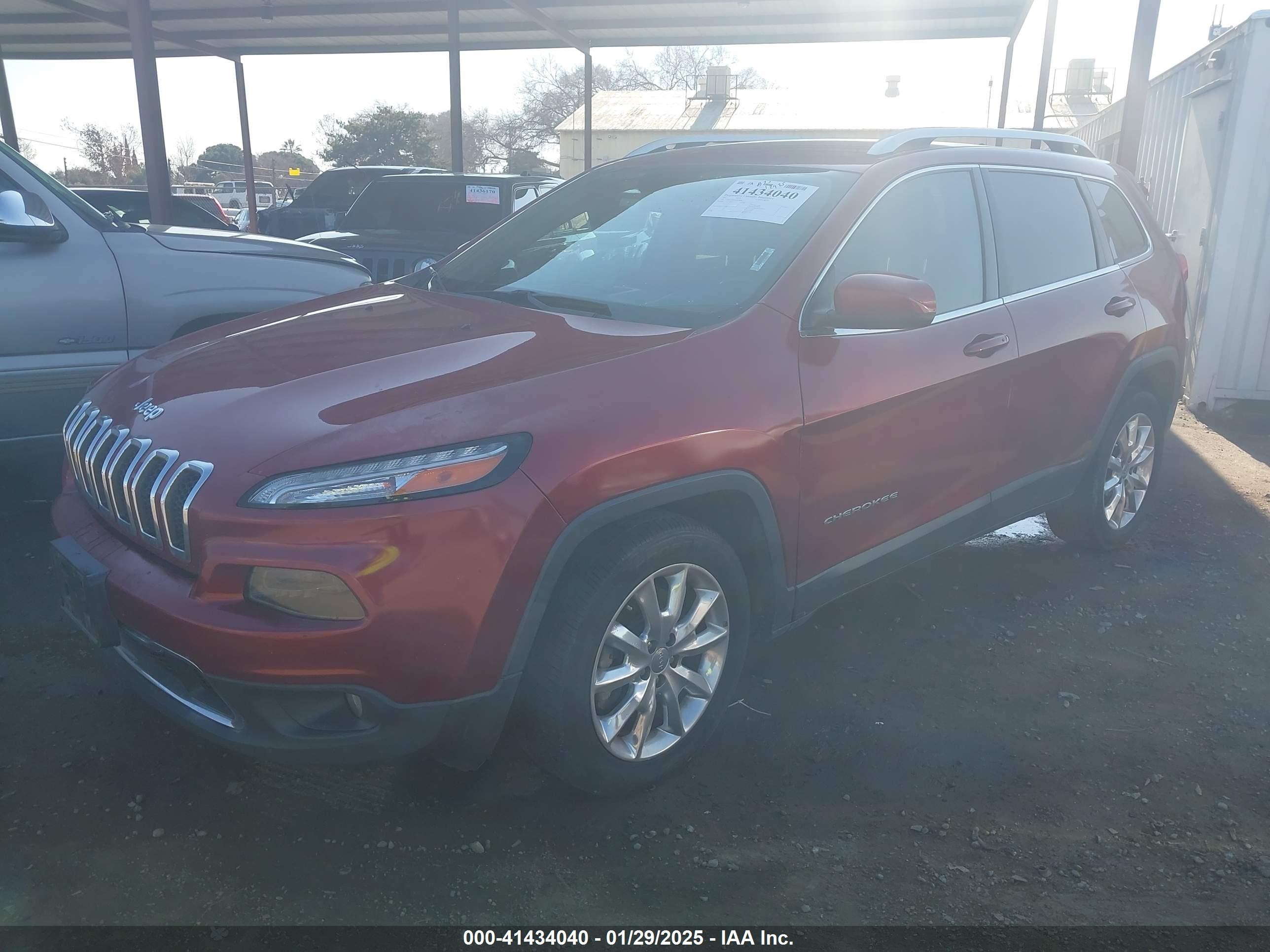 2017 Jeep Cherokee Limited Fwd Бордовый vin: 1C4PJLDBXHW539968