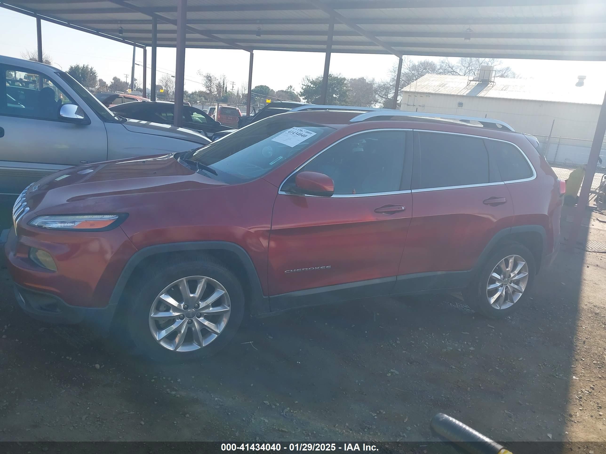 2017 Jeep Cherokee Limited Fwd Бордовый vin: 1C4PJLDBXHW539968