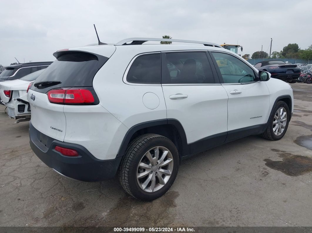 2017 Jeep Cherokee Limited Fwd White vin: 1C4PJLDBXHW572601