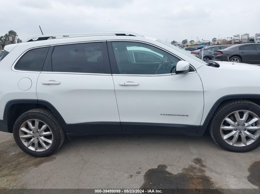 2017 Jeep Cherokee Limited Fwd White vin: 1C4PJLDBXHW572601