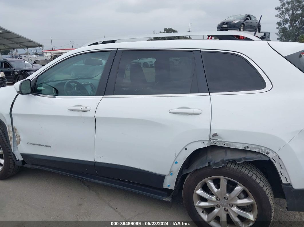 2017 Jeep Cherokee Limited Fwd White vin: 1C4PJLDBXHW572601