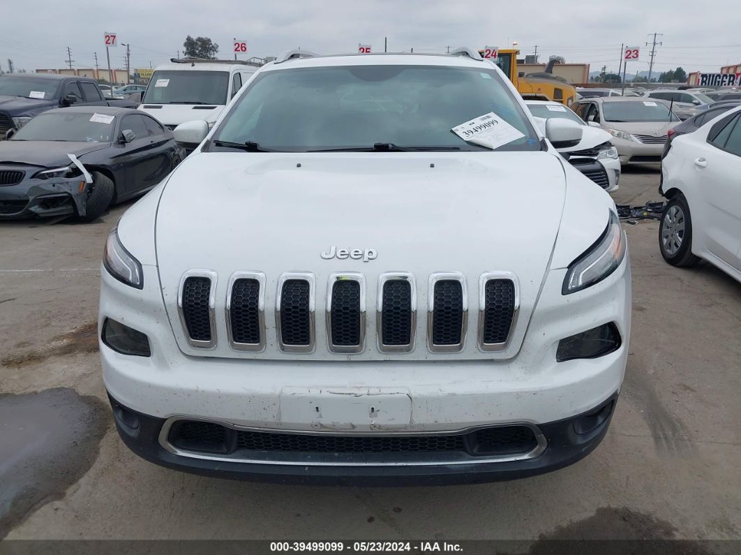 2017 Jeep Cherokee Limited Fwd White vin: 1C4PJLDBXHW572601