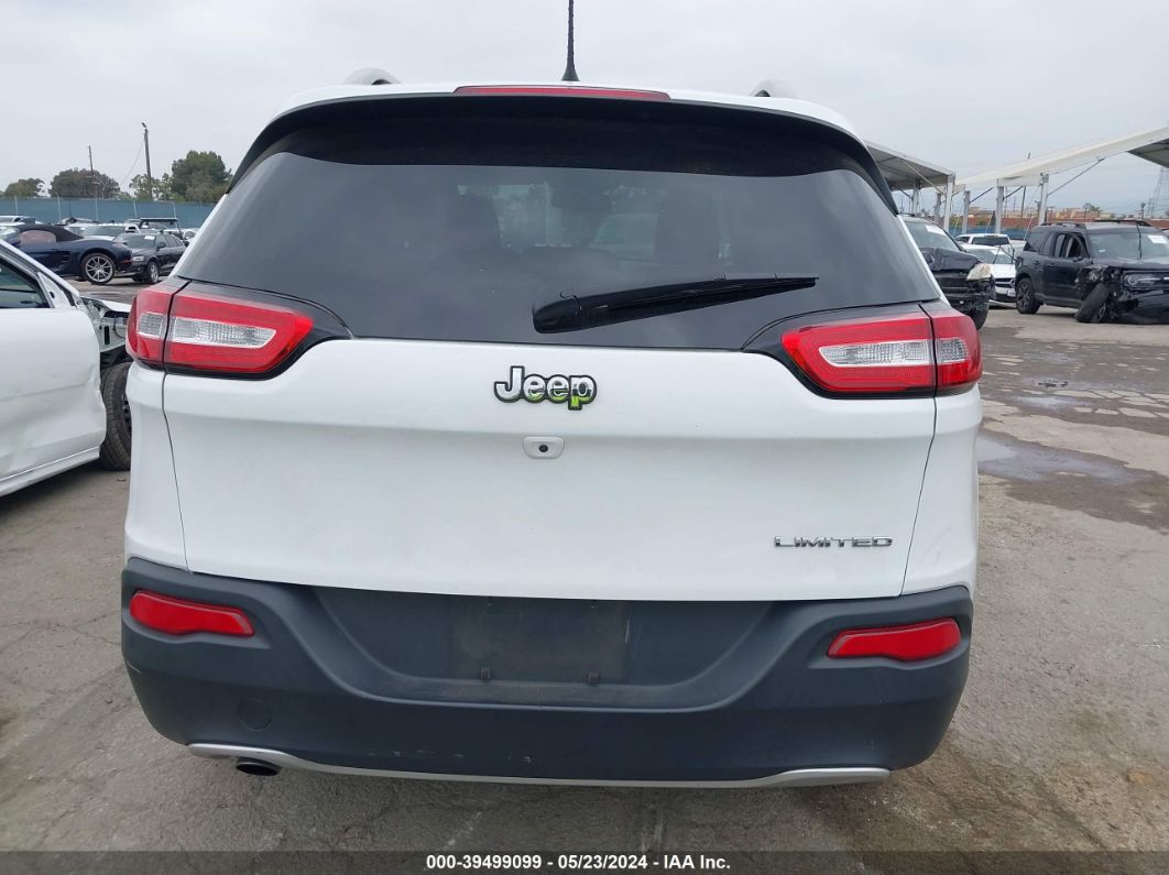 2017 Jeep Cherokee Limited Fwd White vin: 1C4PJLDBXHW572601