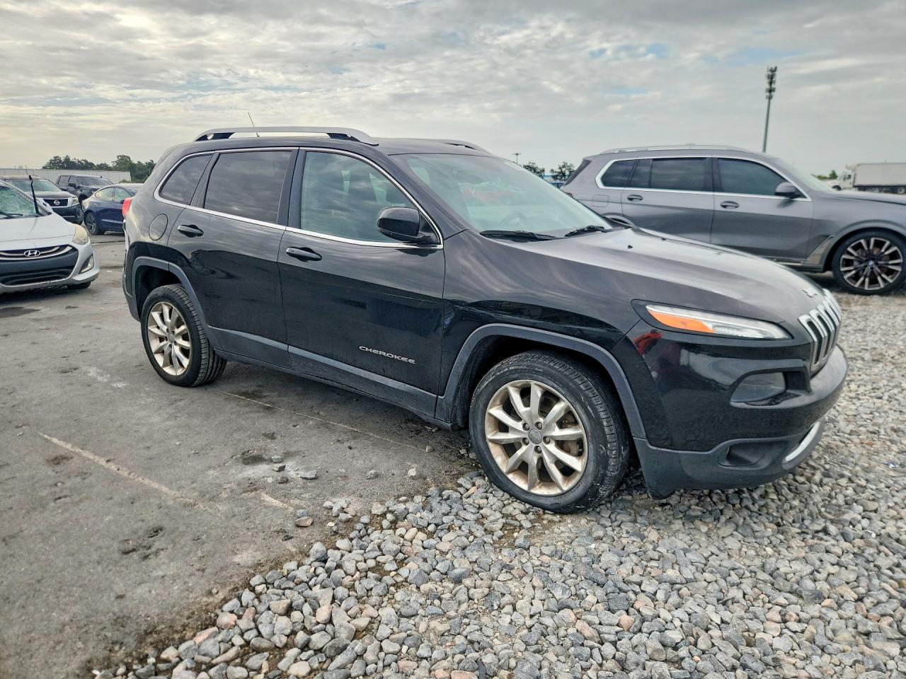 2014 Jeep Cherokee Limited Black vin: 1C4PJLDS0EW292469