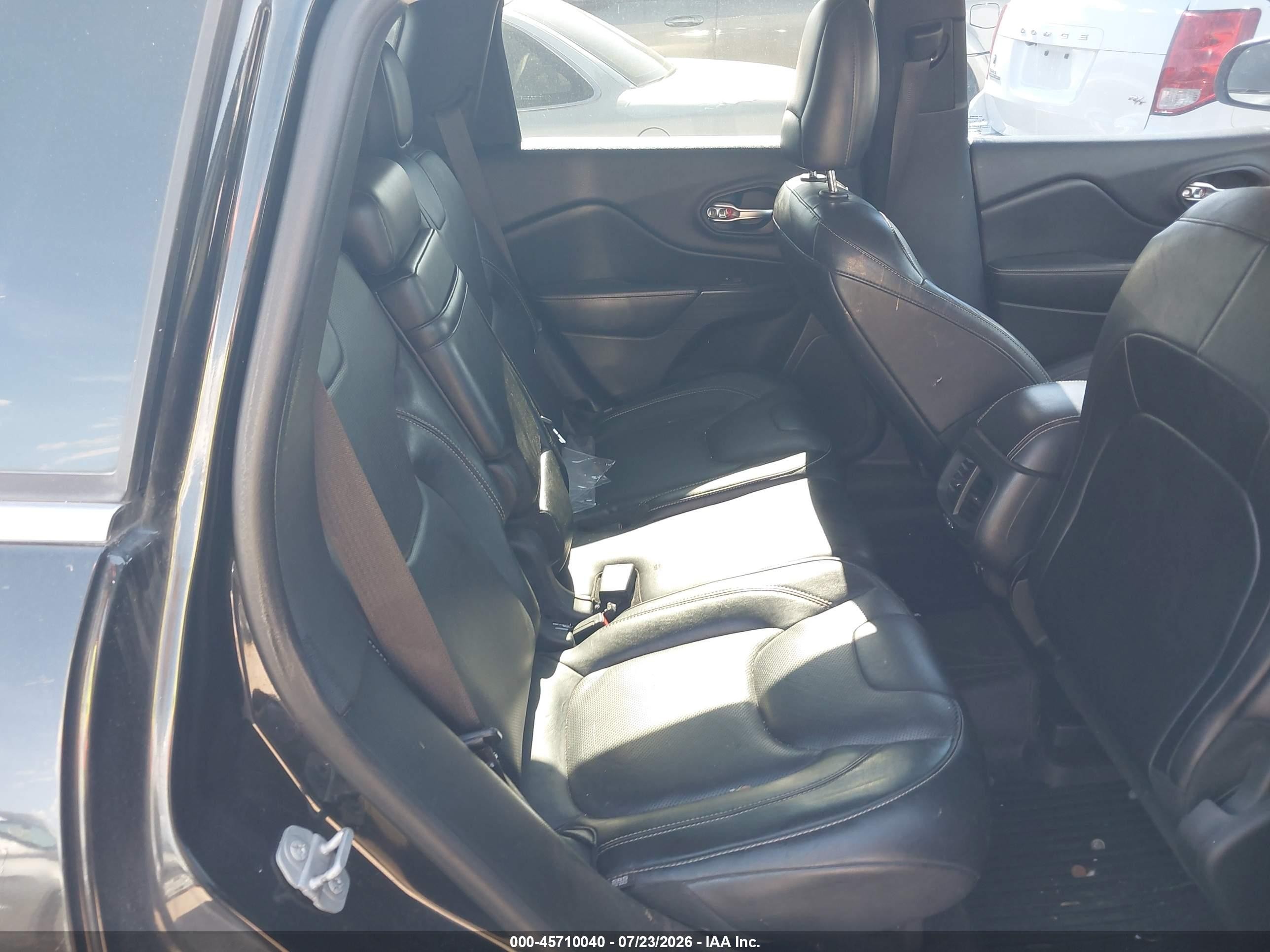 2015 Jeep Cherokee Limited Black vin: 1C4PJLDS0FW525431