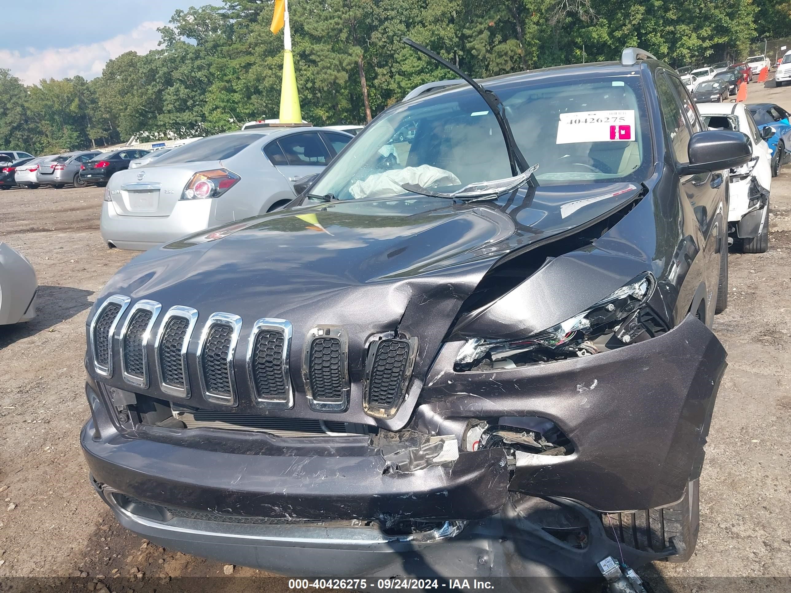 2017 Jeep Cherokee Limited Fwd Gray vin: 1C4PJLDS0HW662131