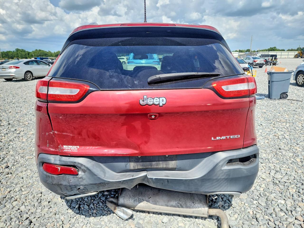 2014 Jeep Cherokee Limited Red vin: 1C4PJLDS1EW217344