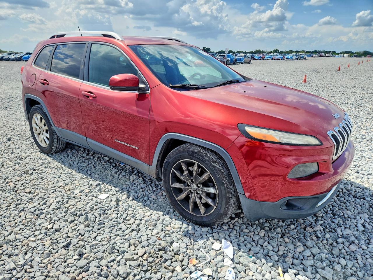2014 Jeep Cherokee Limited Red vin: 1C4PJLDS1EW217344