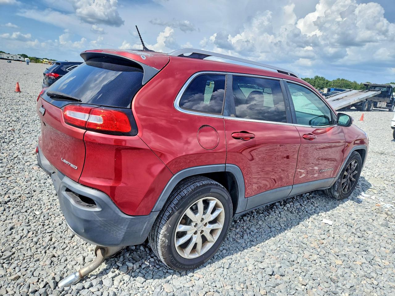 2014 Jeep Cherokee Limited Red vin: 1C4PJLDS1EW217344