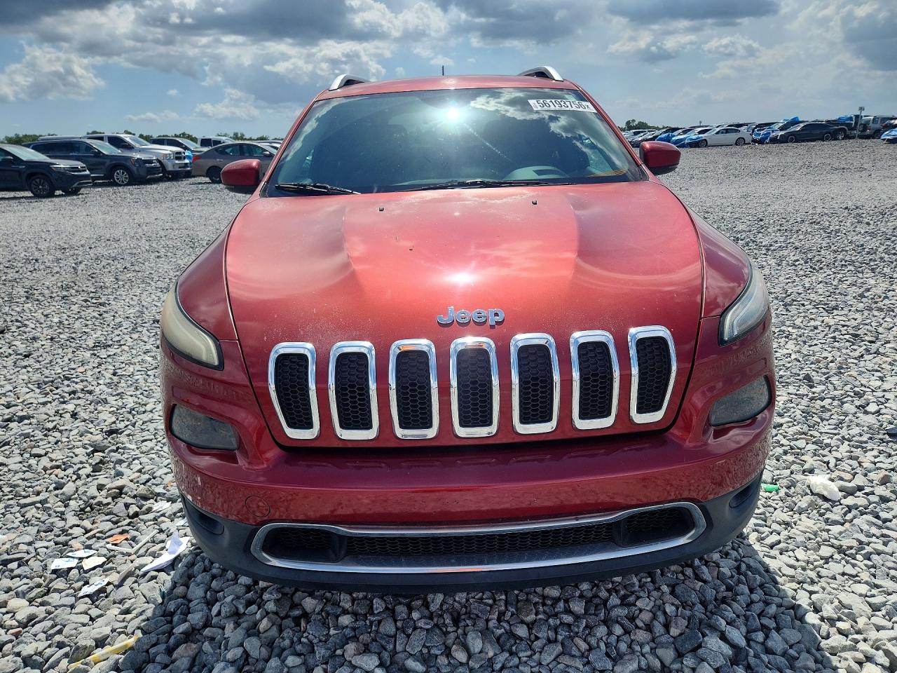 2014 Jeep Cherokee Limited Red vin: 1C4PJLDS1EW217344