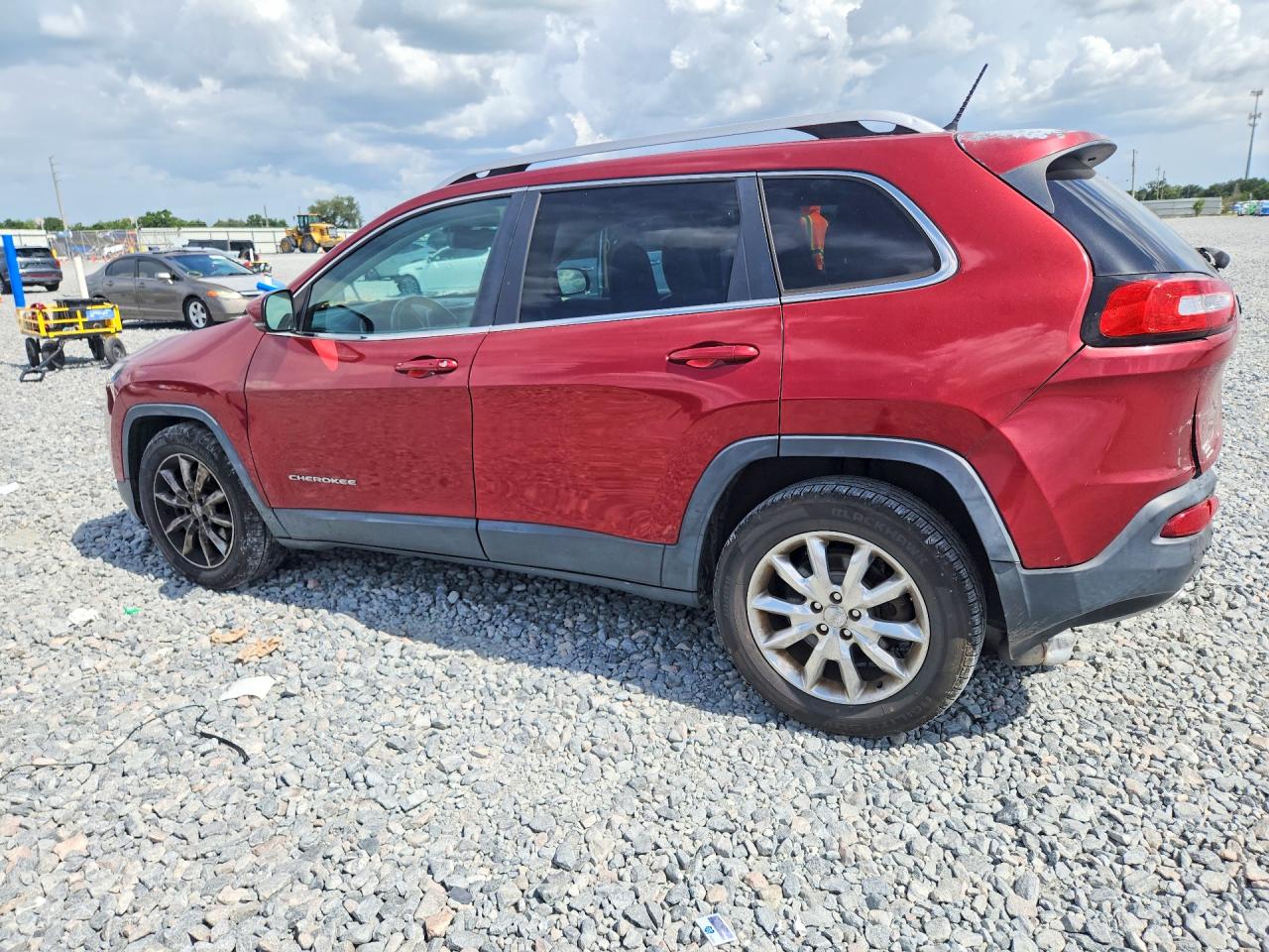 2014 Jeep Cherokee Limited Red vin: 1C4PJLDS1EW217344