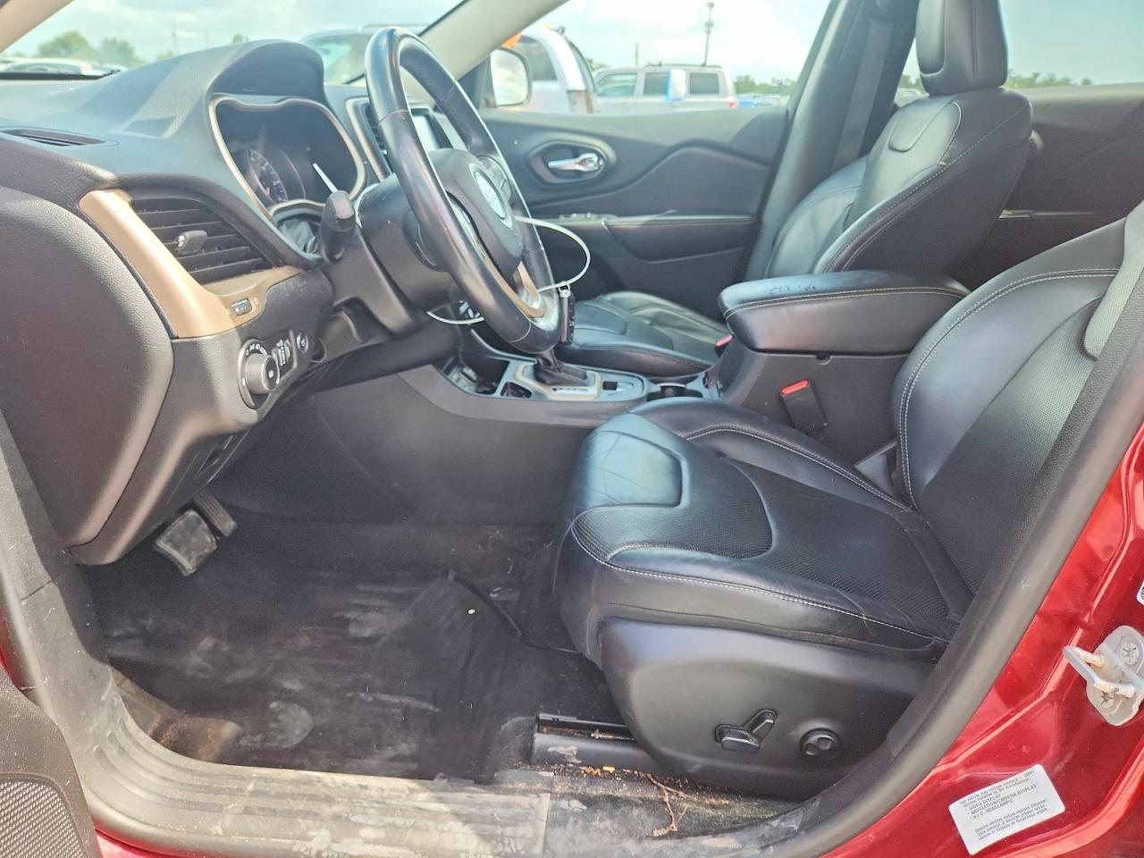 2014 Jeep Cherokee Limited Red vin: 1C4PJLDS1EW217344