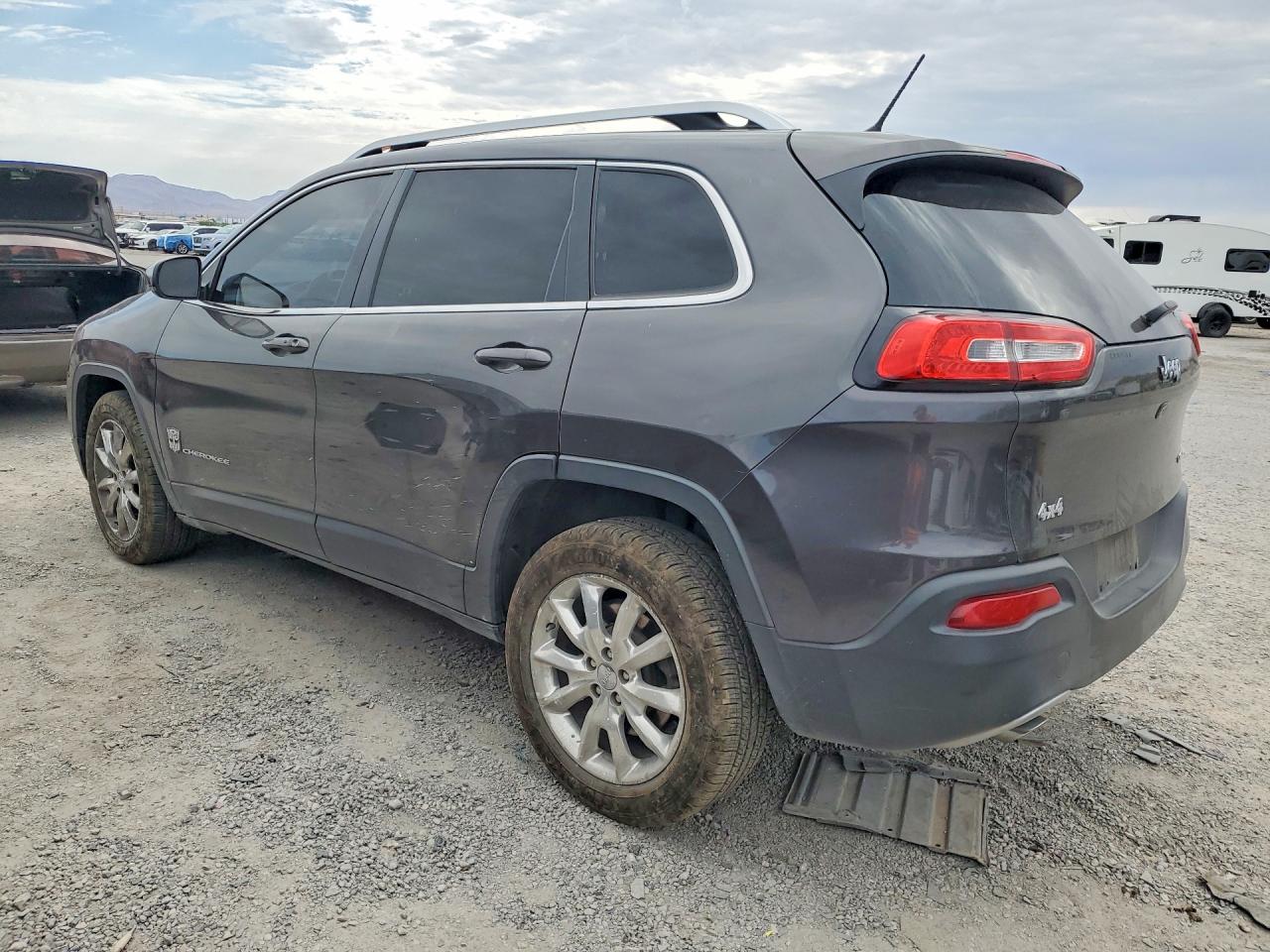 2014 Jeep Cherokee Limited Gray vin: 1C4PJLDS1EW238176