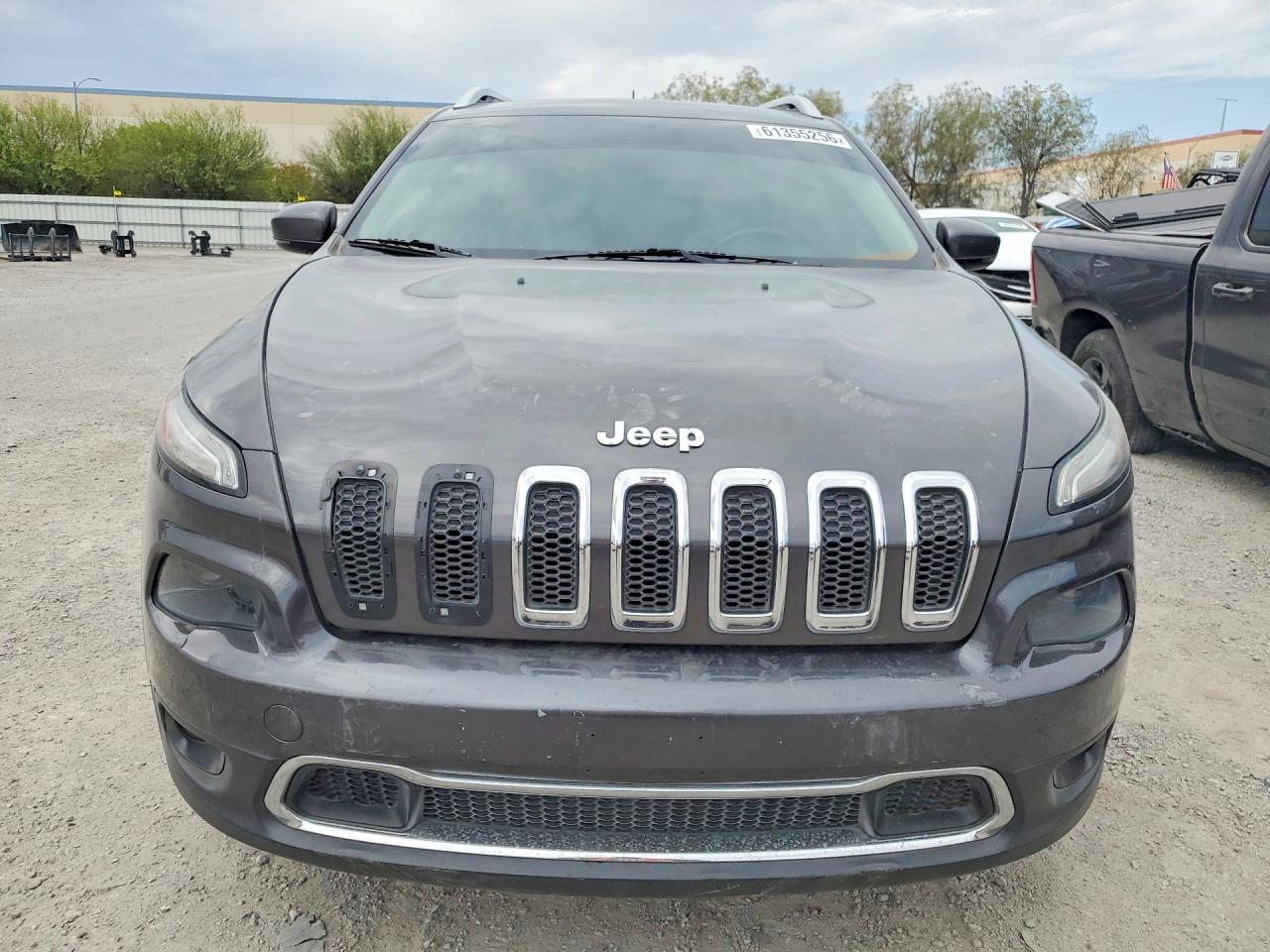 2014 Jeep Cherokee Limited Gray vin: 1C4PJLDS1EW238176
