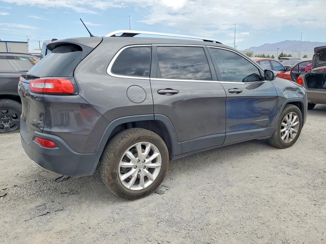 2014 Jeep Cherokee Limited Gray vin: 1C4PJLDS1EW238176