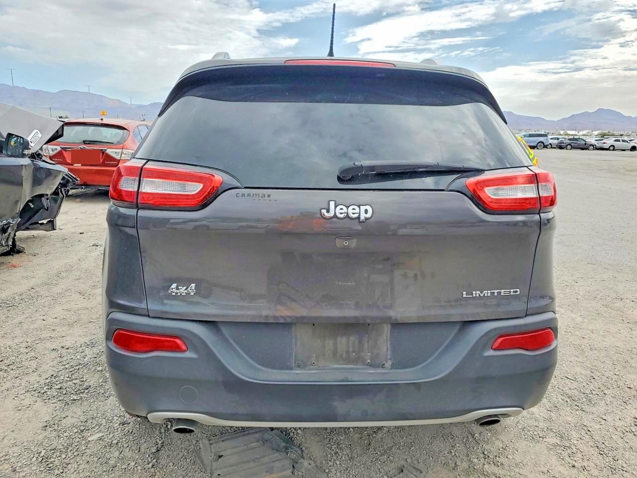 2014 Jeep Cherokee Limited Gray vin: 1C4PJLDS1EW238176