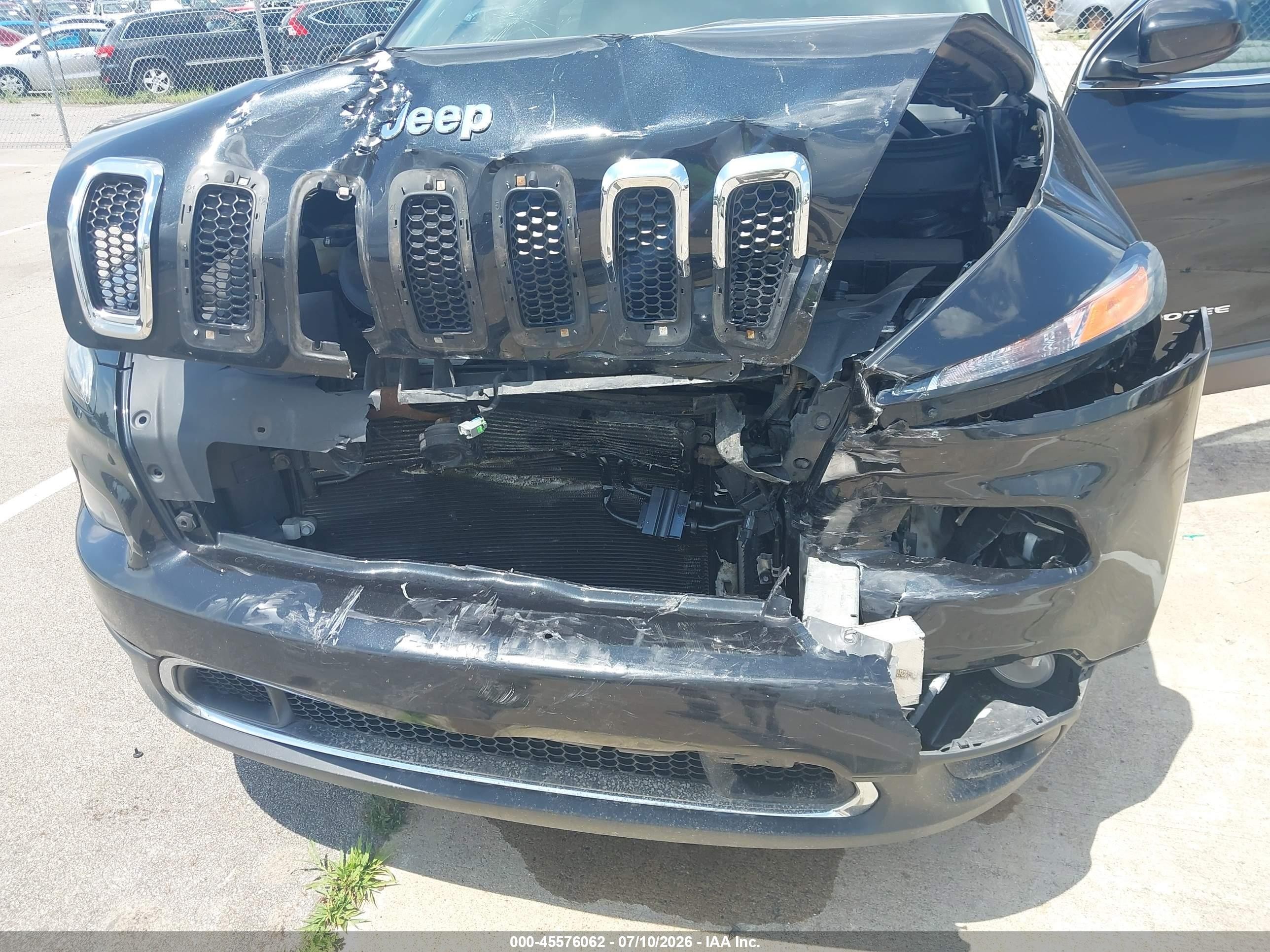2014 Jeep Cherokee Limited Black vin: 1C4PJLDS2EW114854