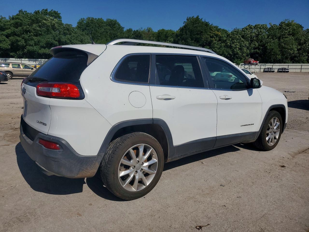 2014 Jeep Cherokee Limited Белый vin: 1C4PJLDS2EW114952