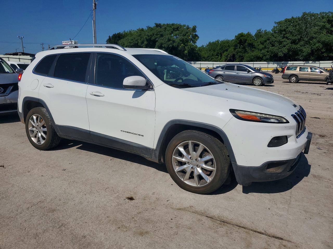 2014 Jeep Cherokee Limited Белый vin: 1C4PJLDS2EW114952