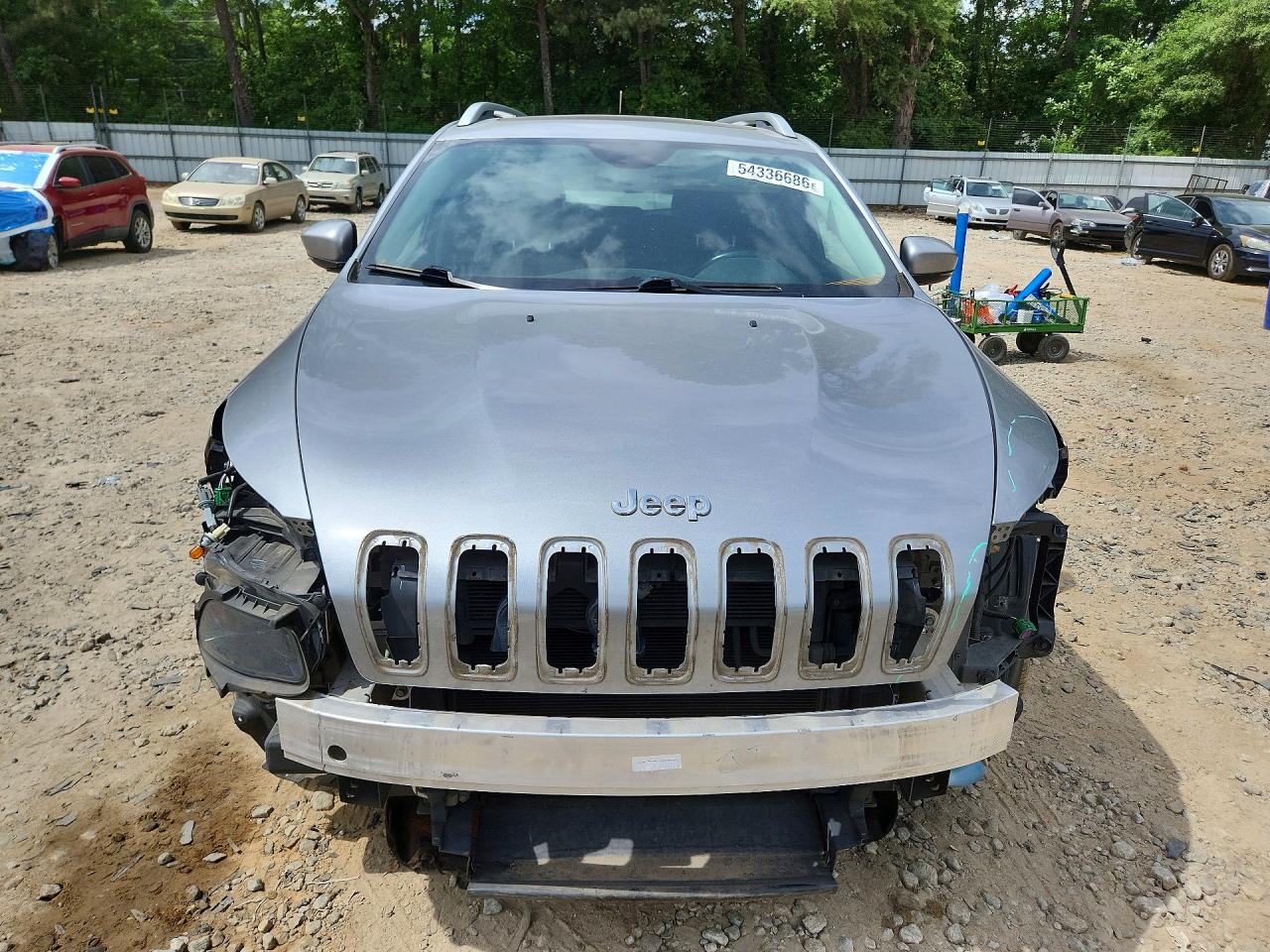 2014 Jeep Cherokee Limited Silver vin: 1C4PJLDS2EW148499