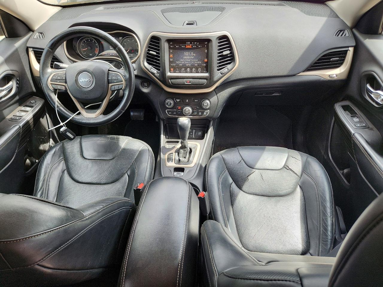 2014 Jeep Cherokee Limited Silver vin: 1C4PJLDS2EW148499