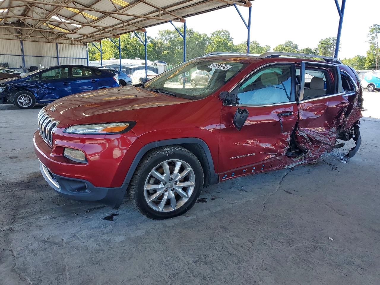2015 Jeep Cherokee Limited Red vin: 1C4PJLDS2FW760994