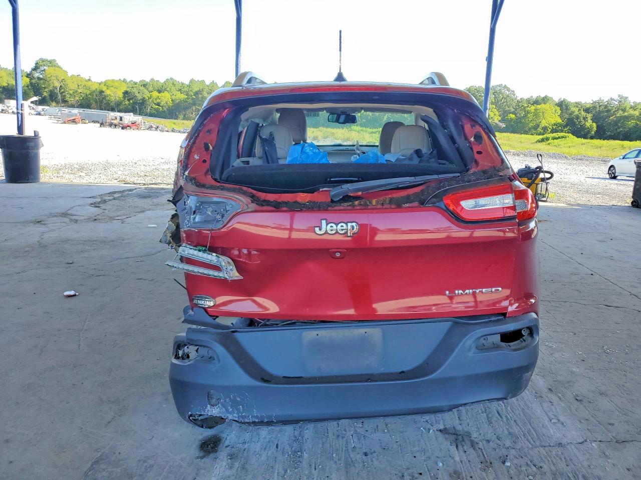 2015 Jeep Cherokee Limited Red vin: 1C4PJLDS2FW760994