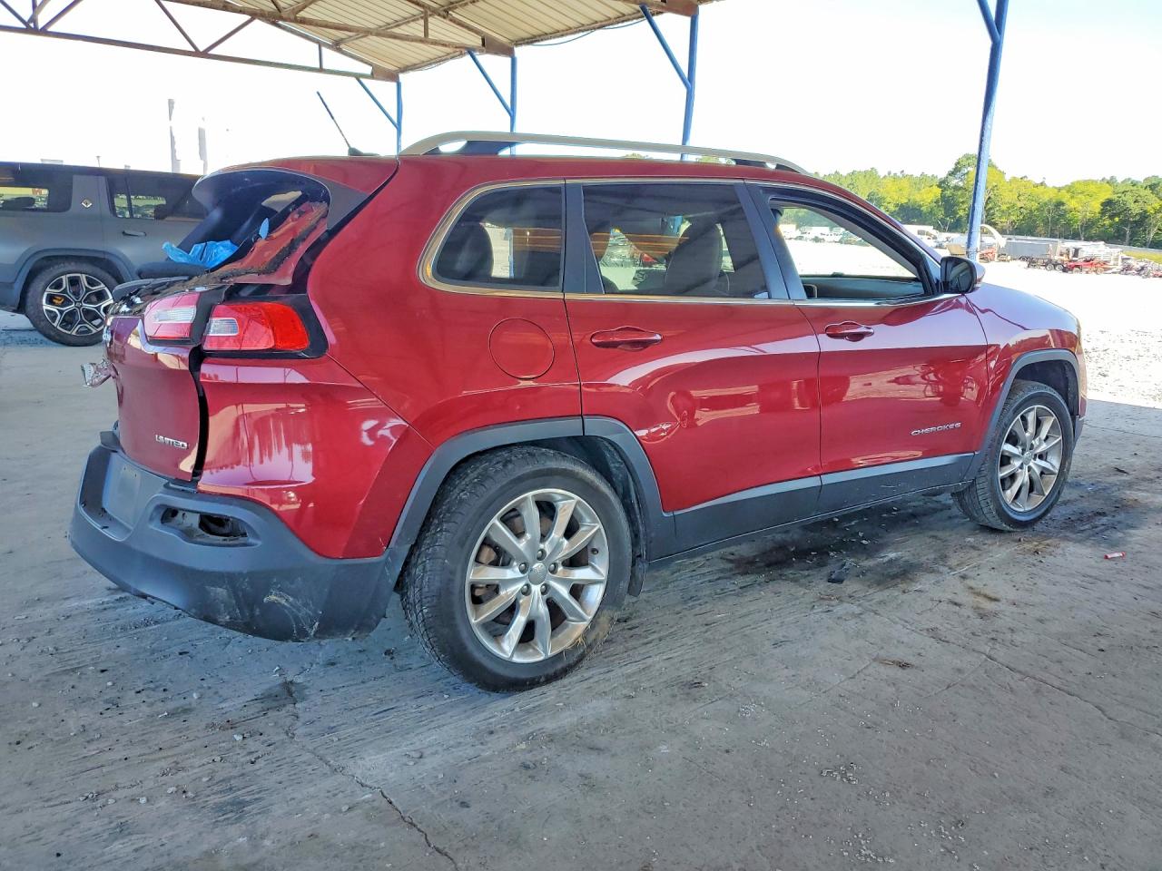 2015 Jeep Cherokee Limited Red vin: 1C4PJLDS2FW760994