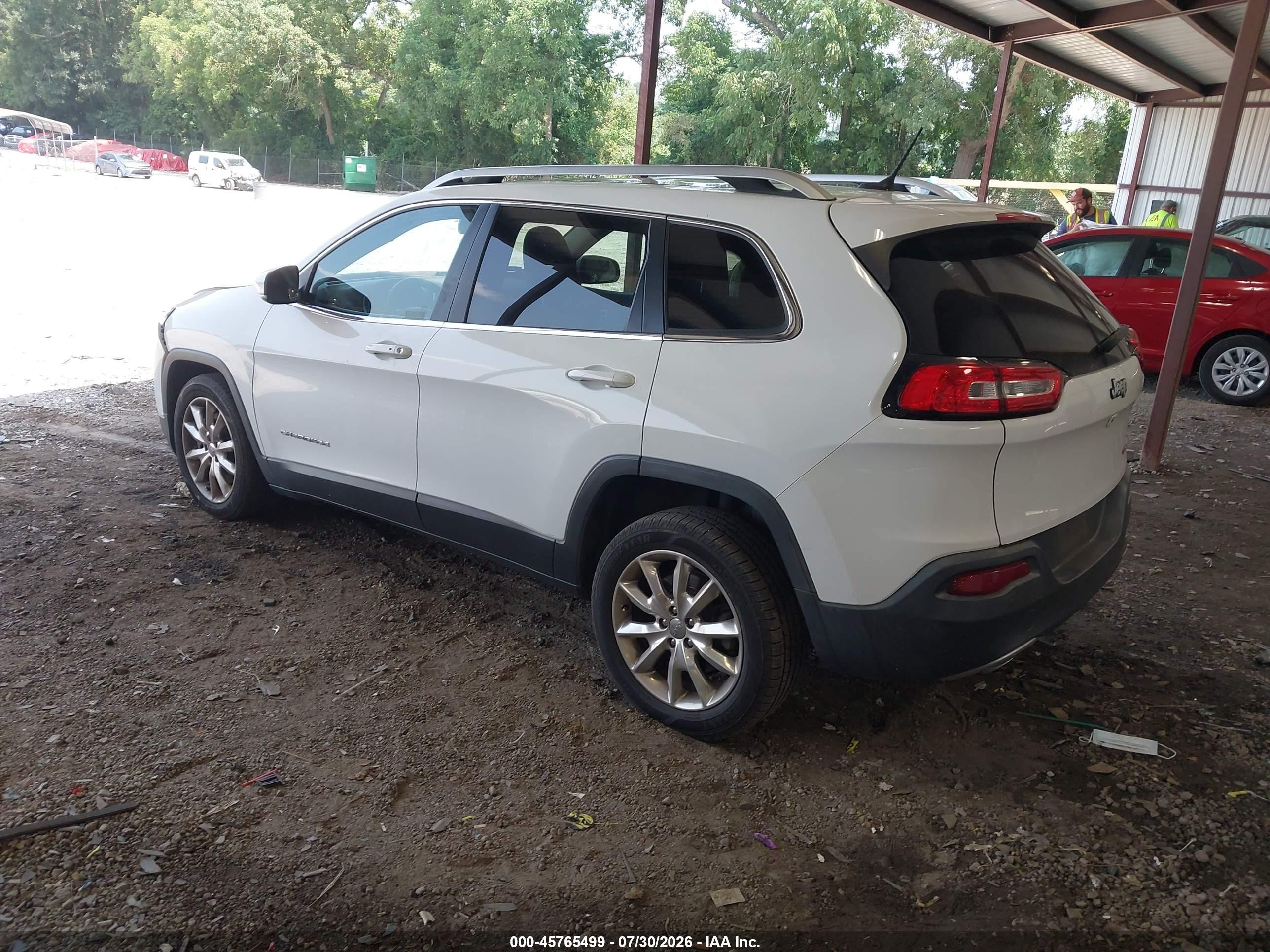2014 Jeep Cherokee Limited Белый vin: 1C4PJLDS3EW272605