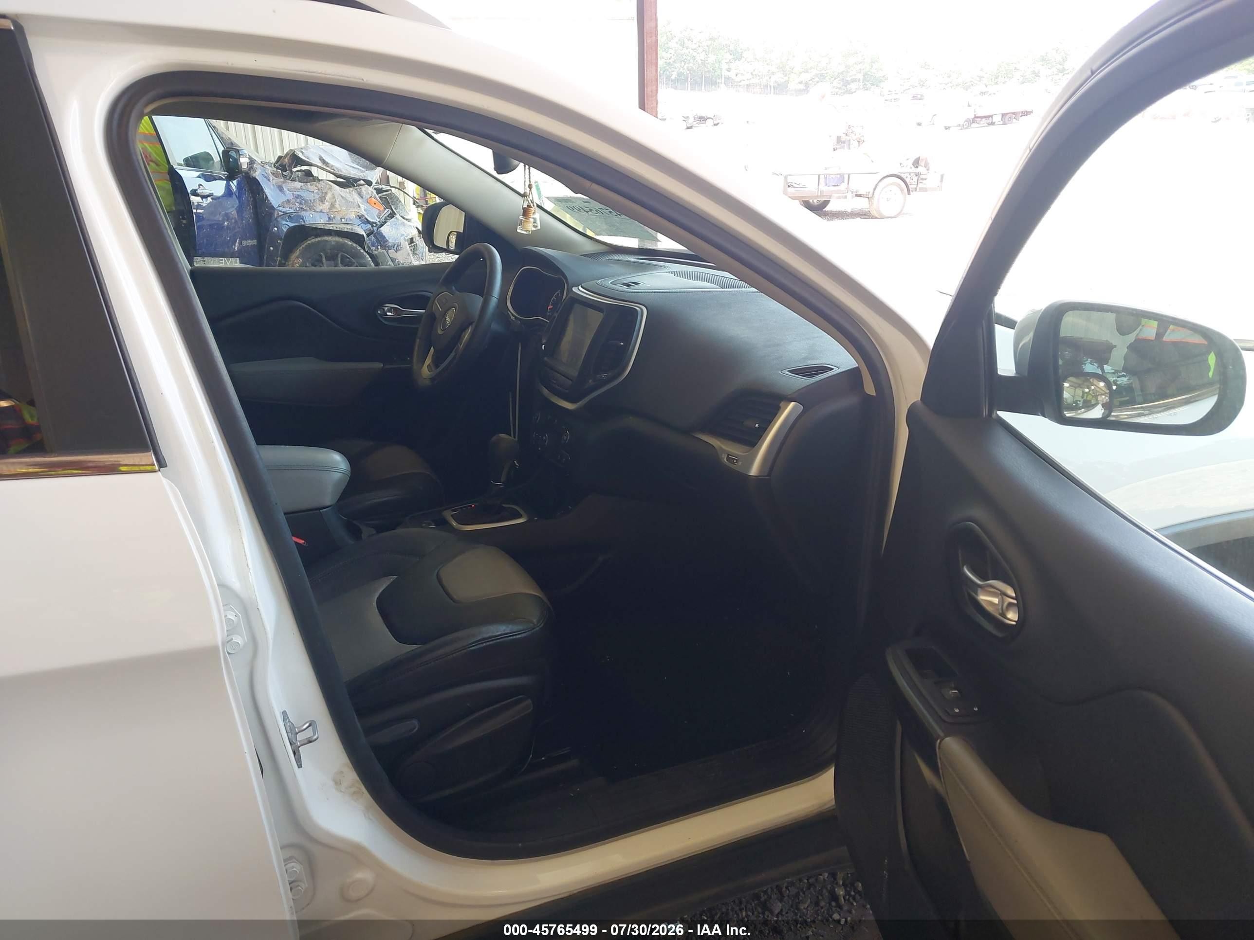 2014 Jeep Cherokee Limited Белый vin: 1C4PJLDS3EW272605