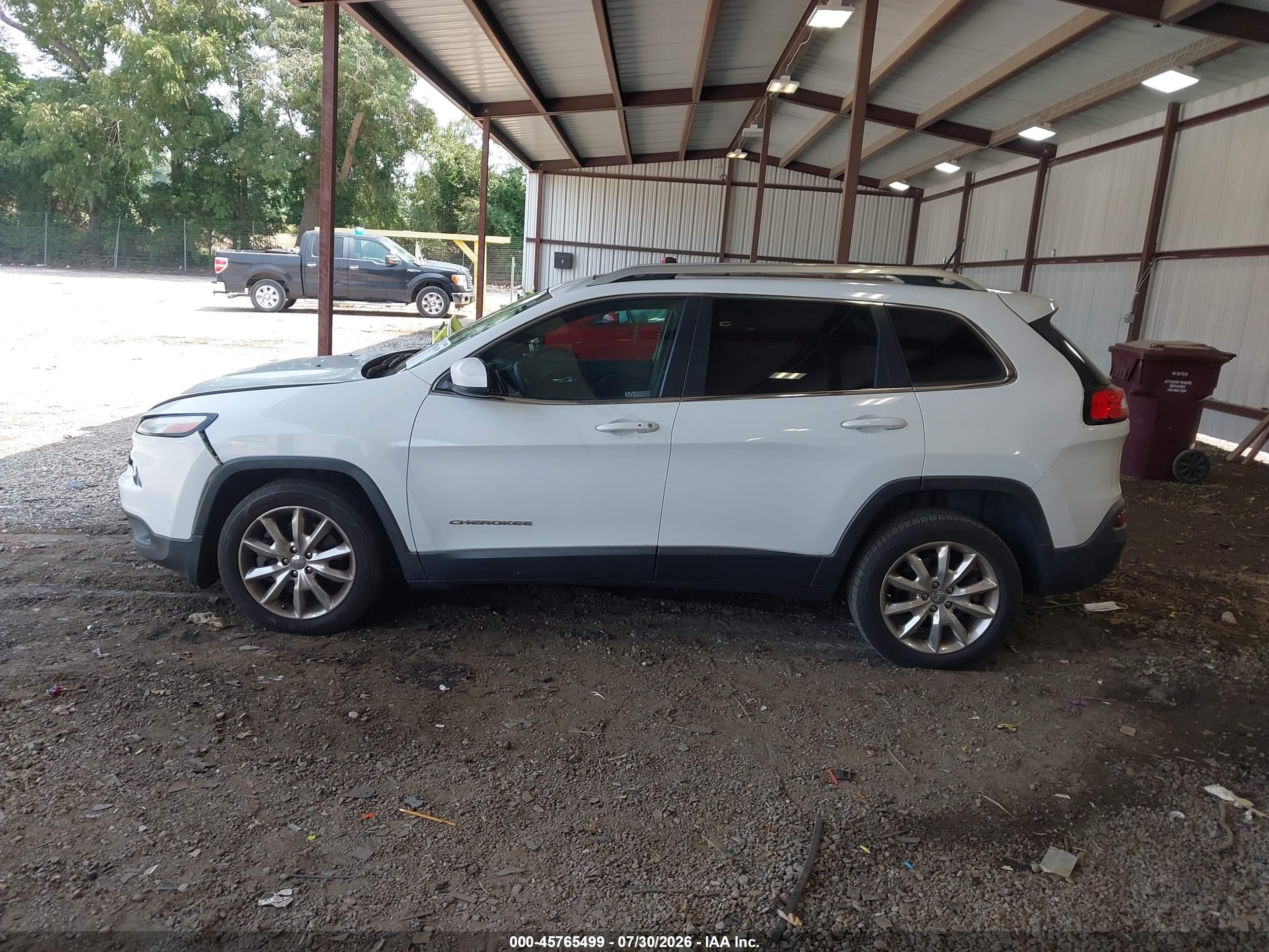 2014 Jeep Cherokee Limited Белый vin: 1C4PJLDS3EW272605