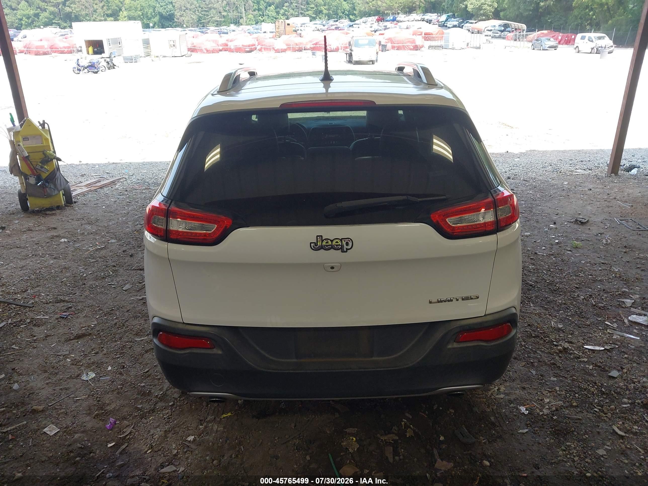 2014 Jeep Cherokee Limited Белый vin: 1C4PJLDS3EW272605