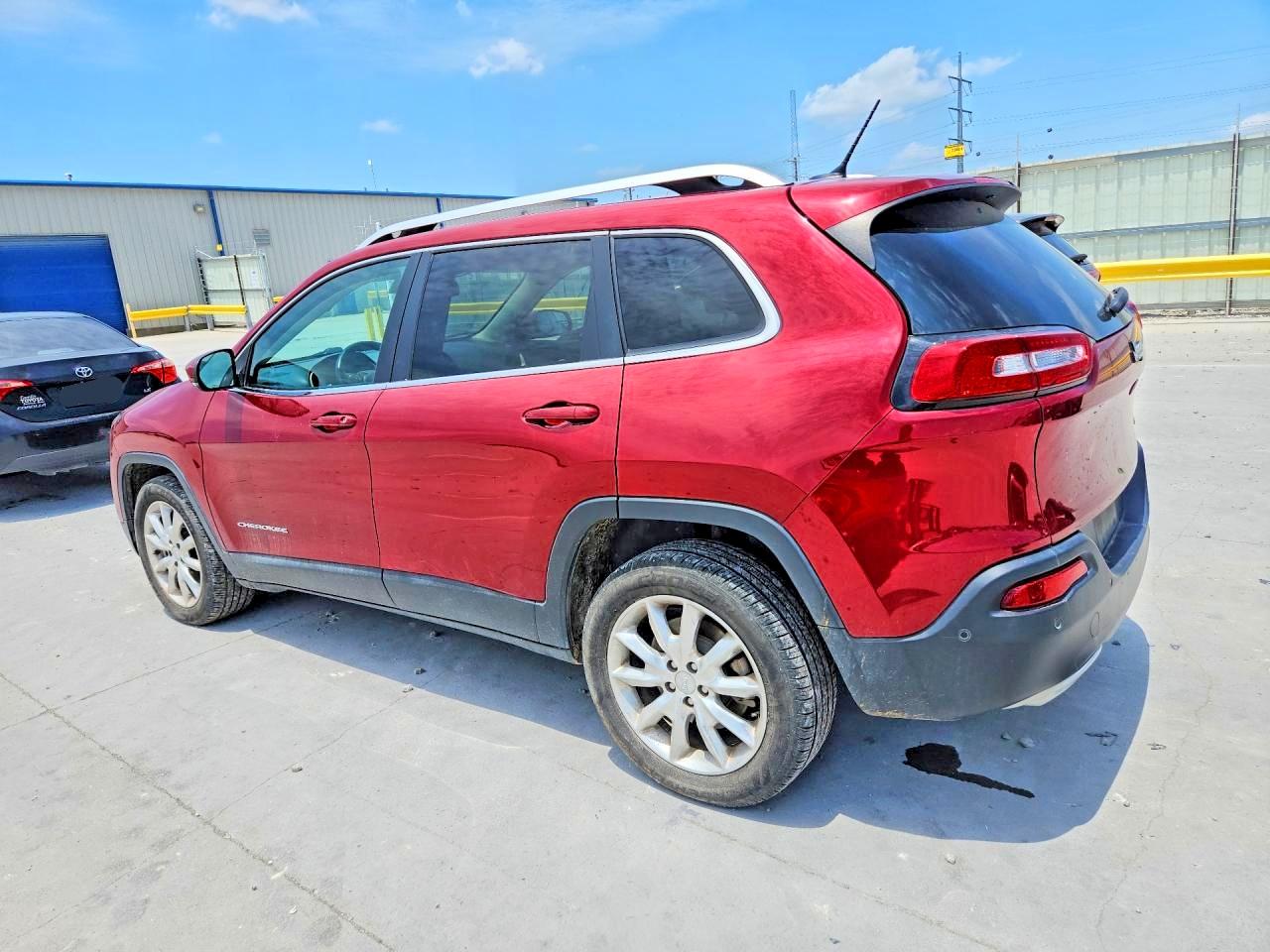 2015 Jeep Cherokee Limited Red vin: 1C4PJLDS3FW526511