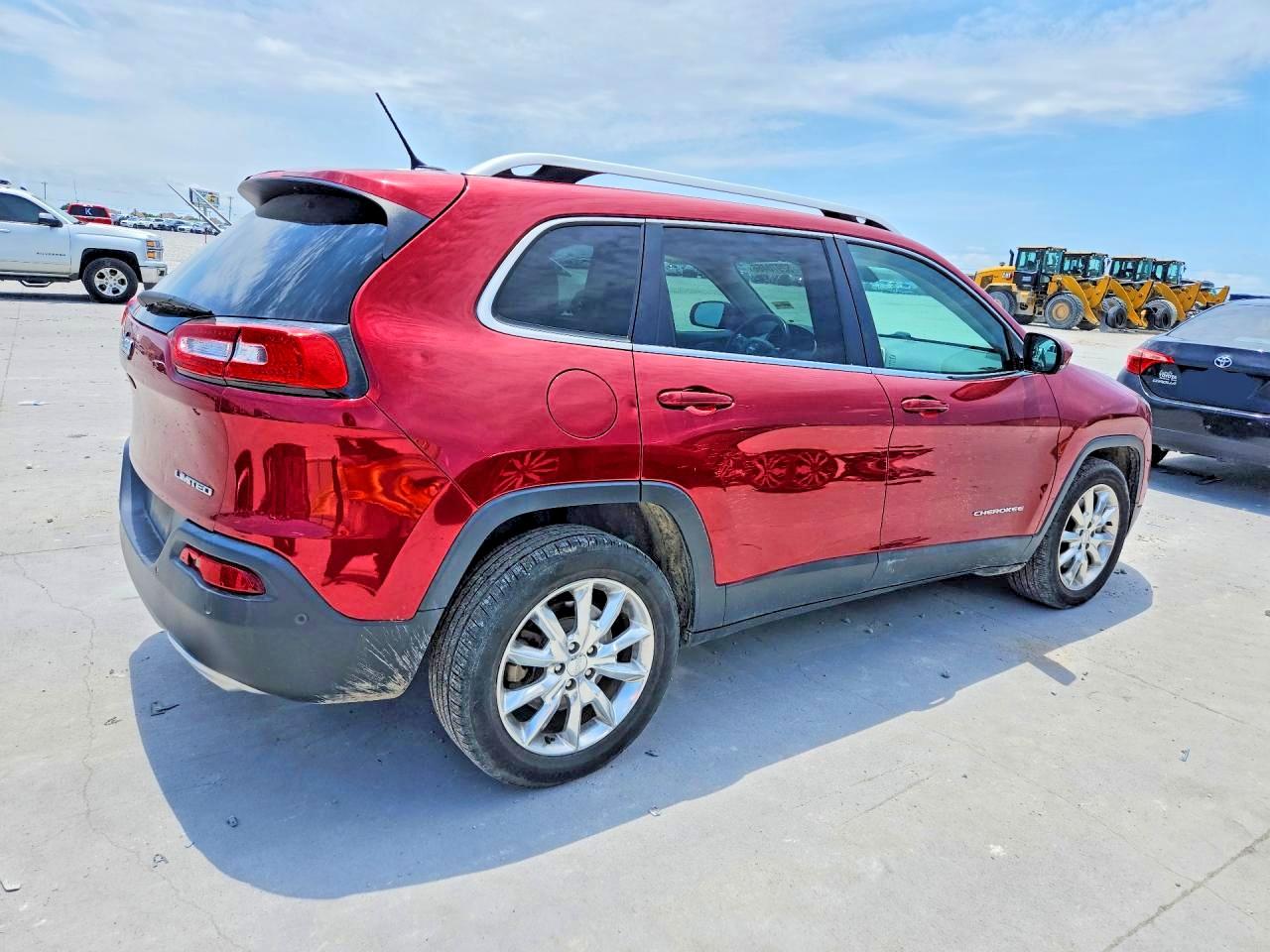 2015 Jeep Cherokee Limited Red vin: 1C4PJLDS3FW526511