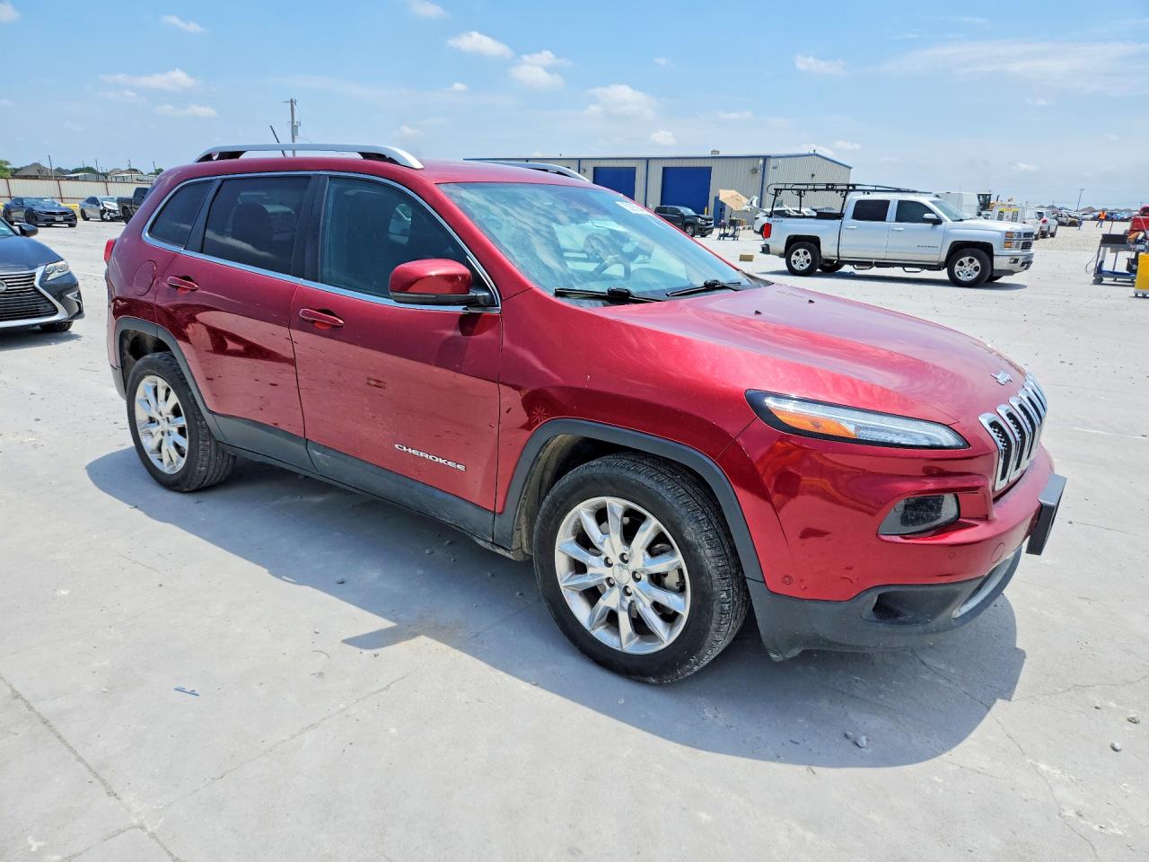 2015 Jeep Cherokee Limited Red vin: 1C4PJLDS3FW526511