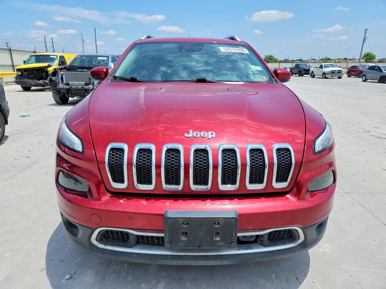 2015 Jeep Cherokee Limited Red vin: 1C4PJLDS3FW526511