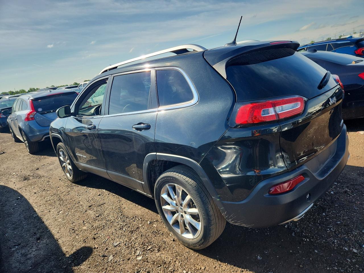2014 Jeep Cherokee Limited Black vin: 1C4PJLDS4EW118341