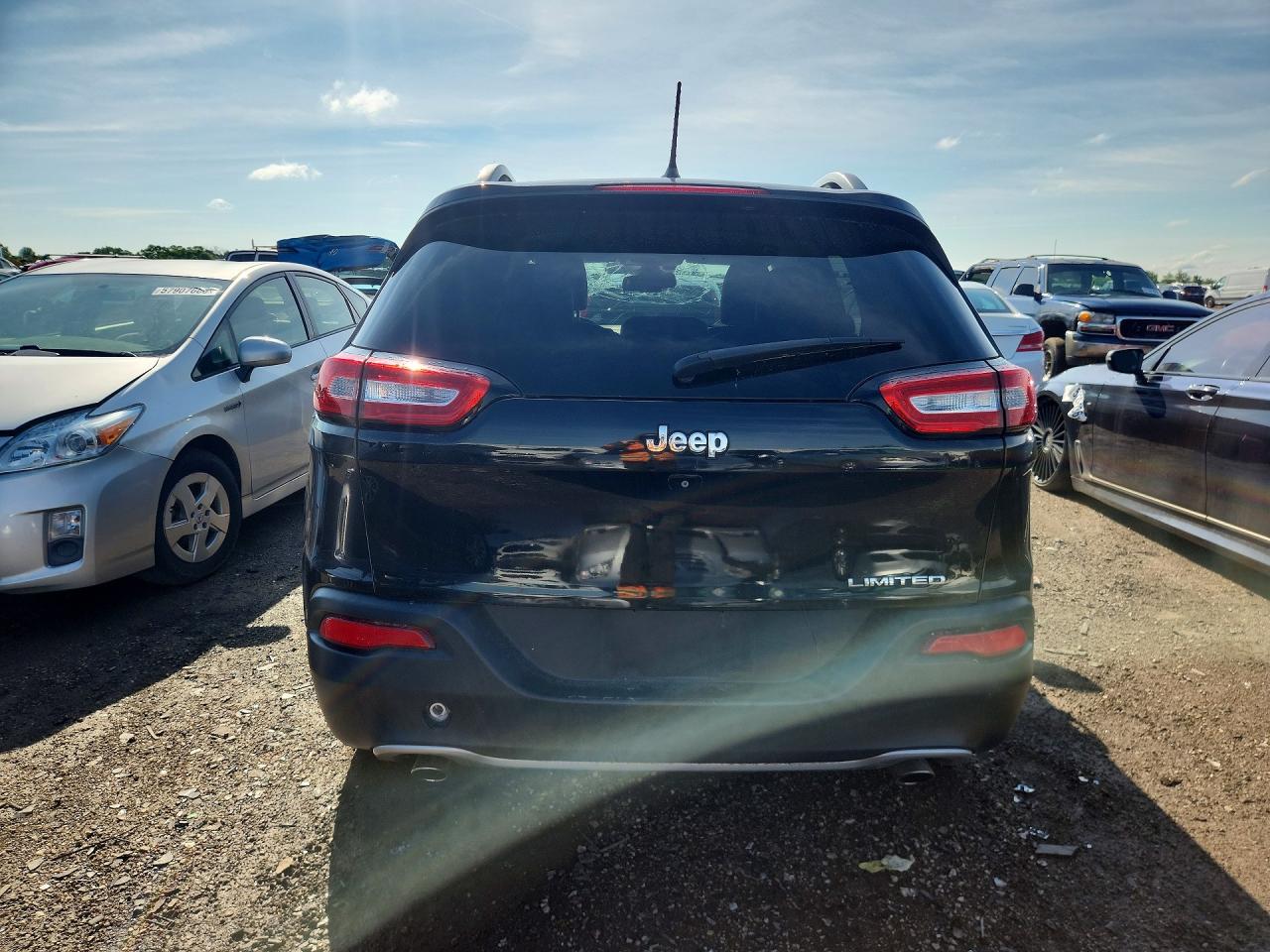 2014 Jeep Cherokee Limited Black vin: 1C4PJLDS4EW118341