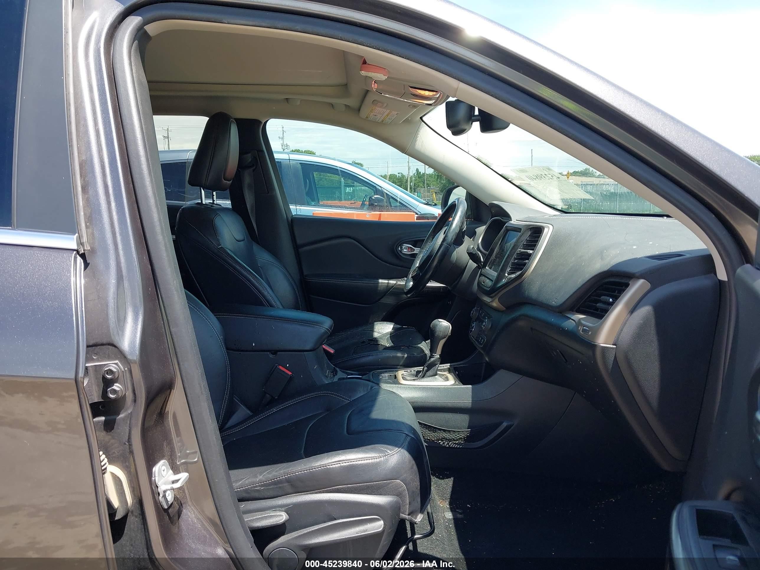 2014 Jeep Cherokee Limited Gray vin: 1C4PJLDS4EW171296
