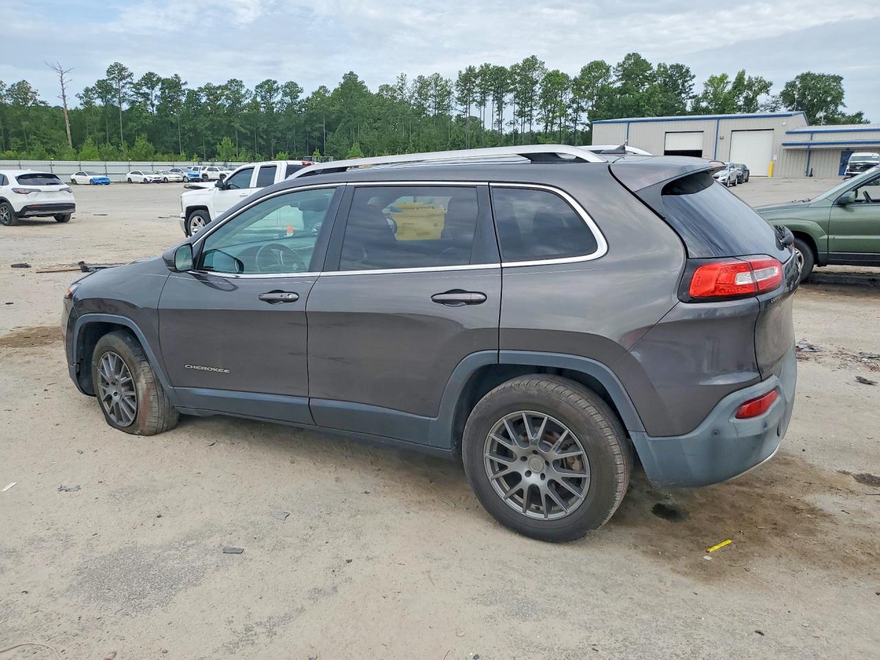 2014 Jeep Cherokee Limited Gray vin: 1C4PJLDS4EW185215