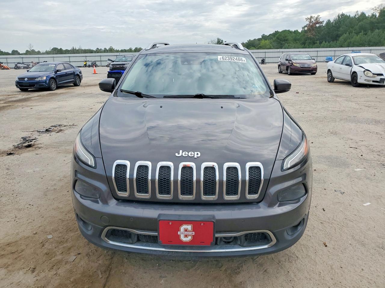 2014 Jeep Cherokee Limited Gray vin: 1C4PJLDS4EW185215