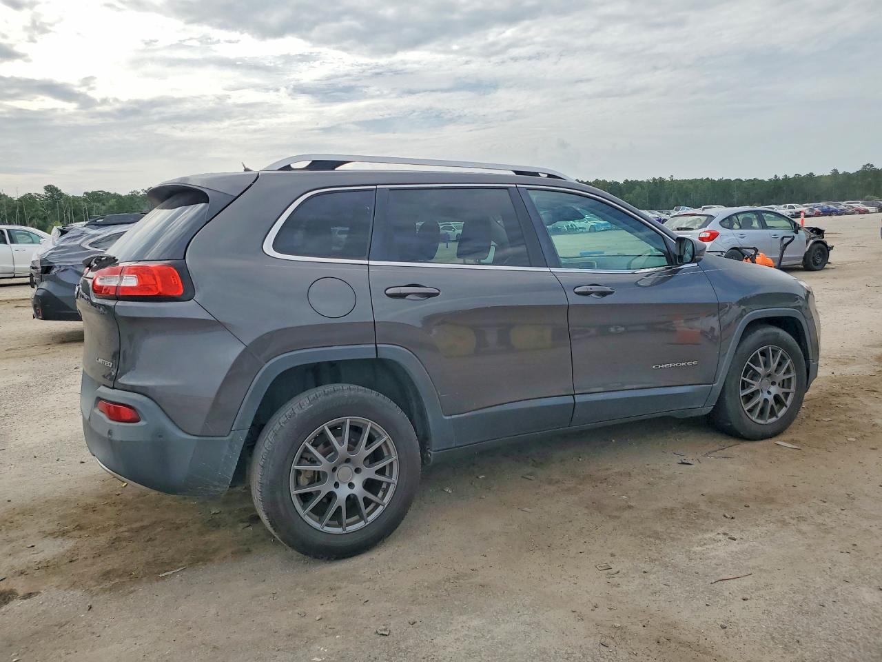 2014 Jeep Cherokee Limited Gray vin: 1C4PJLDS4EW185215