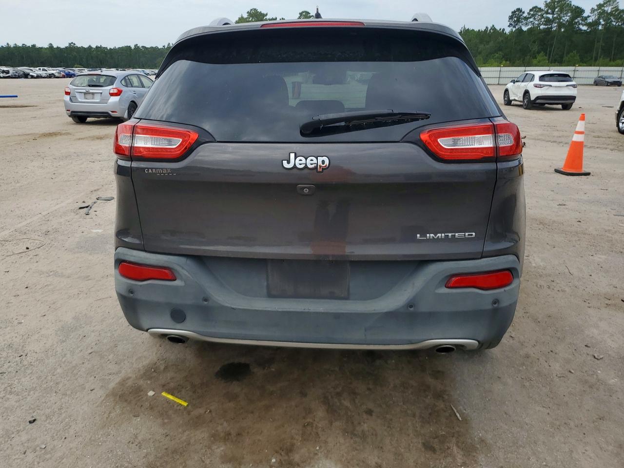 2014 Jeep Cherokee Limited Gray vin: 1C4PJLDS4EW185215