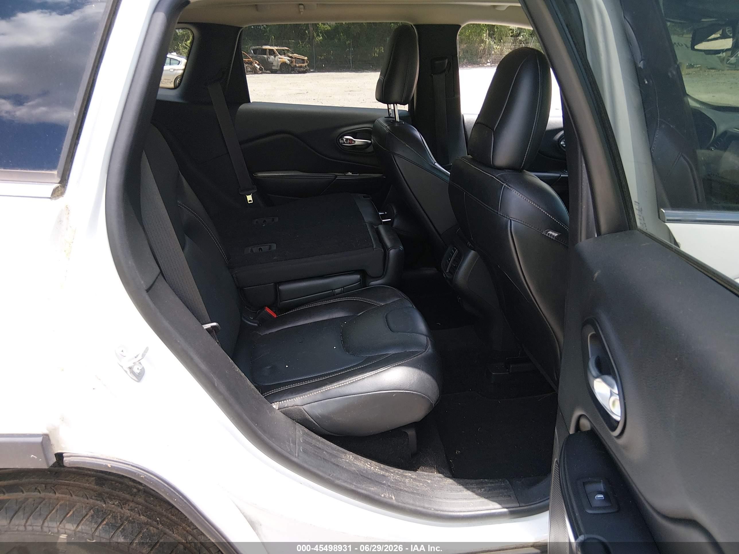 2014 Jeep Cherokee Limited White vin: 1C4PJLDS4EW212963
